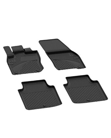 Volkswagen Tiguan Allspace 2016+ Uyumlu Sahler Araca Özel 4.5D Oto Paspas 