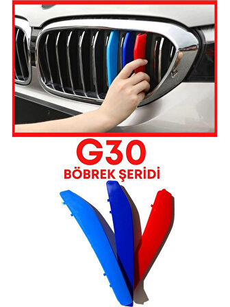 Bmw 5 Serisi G30 2018 Sonrası 3M Ön Panjur Böbrek Klips