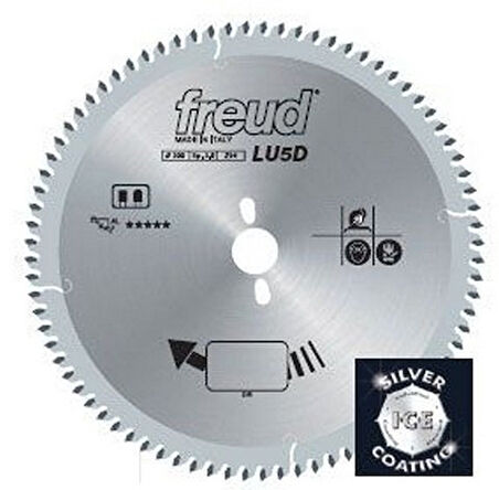 Freud 250 x 80 LU5B Aluminyum ve PVC Elmas Daire Testere