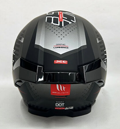 MT Thunder 4sv Luminence D1 Şefaf Vizörlü Kask Mat Renk - İç Güneş Vizörlü M