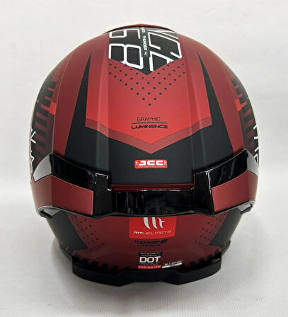 MT Thunder 4sv Luminence D5 Şefaf Vizörlü Kask Mat Renk - İç Güneş Vizörlü 2XL