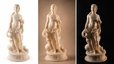 Apollo Heykeli Aydınlatmalı Dekoratif Mitolojik Biblo-Klasik Sanat Figürlü Estetik Ev Dekoru, Hediyelik Obje