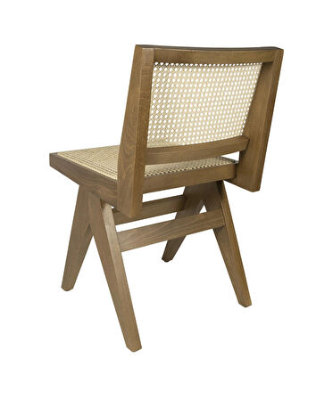 Luna Hasırlı Ahşap Sandalye