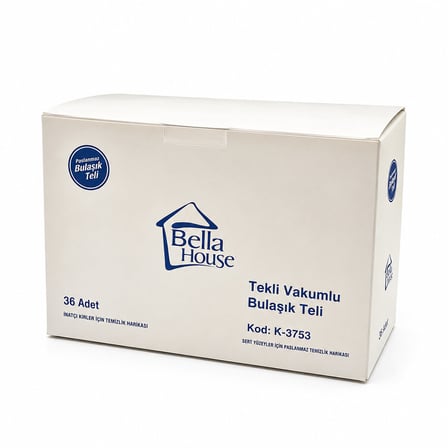Paslanmaz Bulaşık Teli, 15 g, 36 Adet - LUNAEV