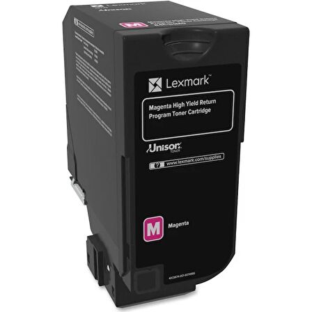 Lexmark CX725 84C5HME TONER 16.000 Sayfa Kırmızı Lexmark