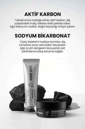 Diş Beyazlatma Seti (Diş macunu 75ml + Toz 50gr)