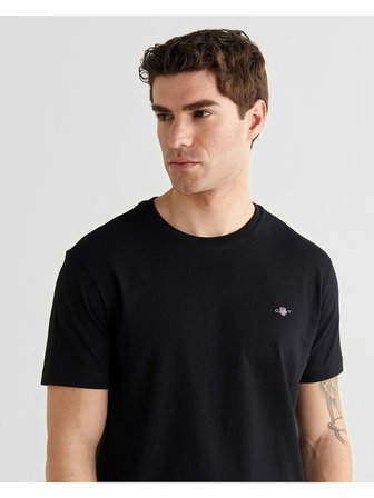 Gant Erkek Bisiklet Yaka Regular Fit Logolu T-Shirt