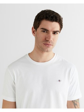 Gant Erkek Bisiklet Yaka Regular Fit Logolu T-Shirt