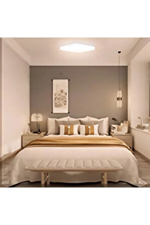 Yatak Odası Lüks Aydınlatma 25watt-30cm X 30cm Lüks Led Aydınlatma, Avize Modelleri, Yatak Odası