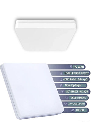 Koridor Lüks Aydınlatma-25watt-30cm X 30cm Led Avize, Avize Modelleri, Koridor Avize Modelleri