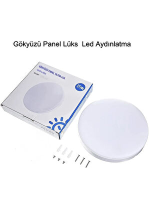 Lüks Balkon Yuvarlak Avize 25watt-30cm X 30cm Lüks Led Aydınlatma, Yuvarlak Balkon Avize
