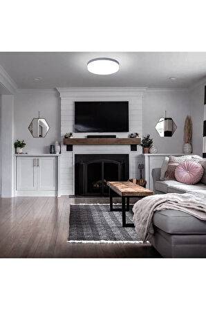 Lüks Salon Yuvarlak Avize 25watt-30cm X 30cm Lüks Led Aydınlatma, Lüks Yuvarlak Oturma Odası Avize