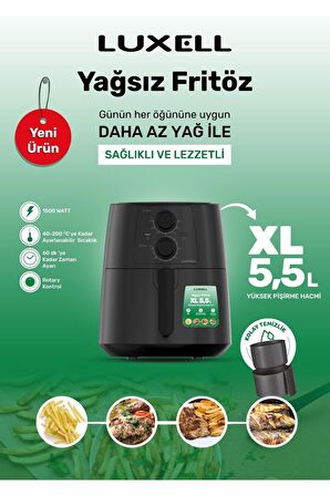 Fastfryer Xl 5.5 Litre ( Yağsız Fritöz Airfryer ) Lx-fc5130