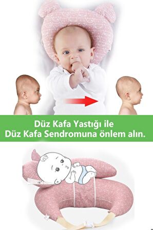 Lüx Emzirme Yastığı Emzirme Destekleyici Yastık Emzirme Minderi Oturma Destek Minderi Pembe