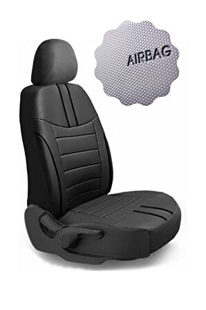 Wolkswagen Golf - 7 Tridline Hatchback 2013-2020 Aracınıza Uyumlu Koltuk Kılıfı Luxe Serisi Siyah