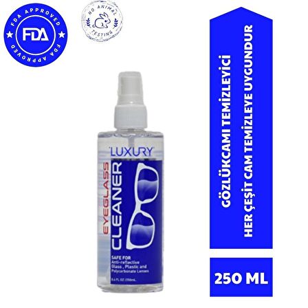 LUXURY EYEGLASS CLEANER - GÖZLÜK TELEFON CAMI TEMİZLEYİCİ 250 ML