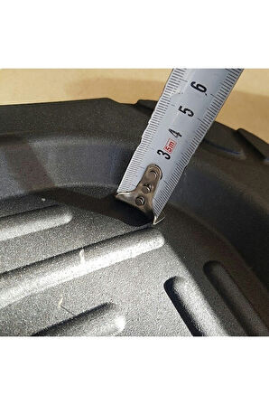 Toyota Yaris 2011-2018 Araca Uyumlu Confort Extra Derin Havuzlu Siyah Oto Paspas Takımı