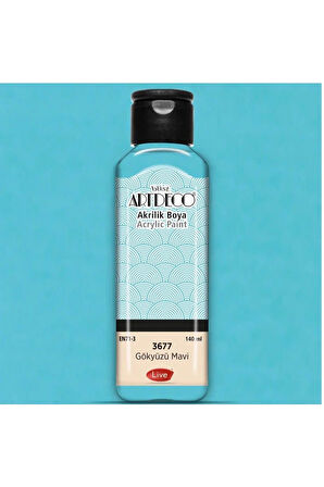 Artdeco Akrilik Boya 140ml Gökyüzü Mavi 3677