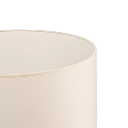 Levaillant Krem Abajur Şapkası & Başlık – Opak İç Yüzeyli, 30 cm Çap, 21 cm Yükseklik