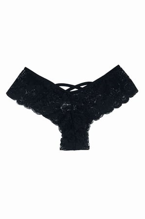 Love Atelier Kadın Siyah Dantelli Külot H110380