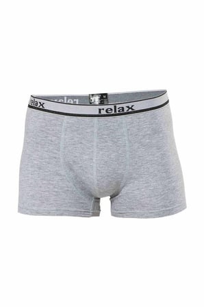 Love Atelier Relax Pamuklu Esnek Erkek Boxer Gri - 1268A