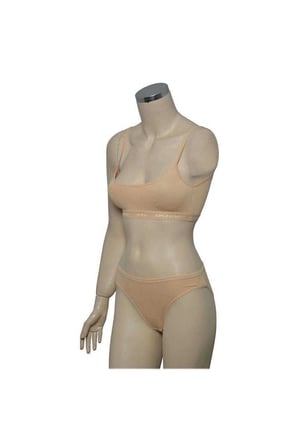 Love Atelier Pedli İp Askılı Yarım Atlet Büstiyer Külot Takım Ten Rengi
