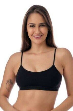 Love Atelier Pedli İp Askılı Yarım Atlet Büstiyer Külot Takım Siyah Beyaz