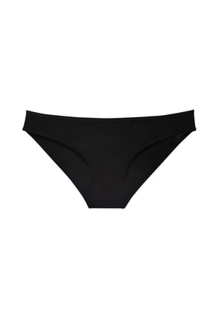 Love Atelier Siyah Kadın Günlük Pamuklu Likralı Özel Poşet İçinde Taşınabilir Acil Durum Slip Külot
