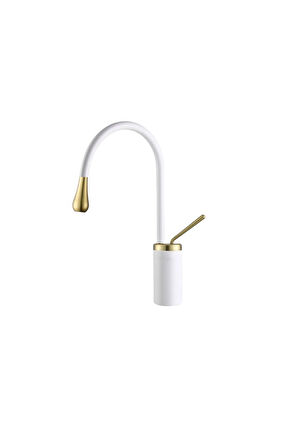 MİLANO LAVABO BATARYASI - BEYAZ GOLD