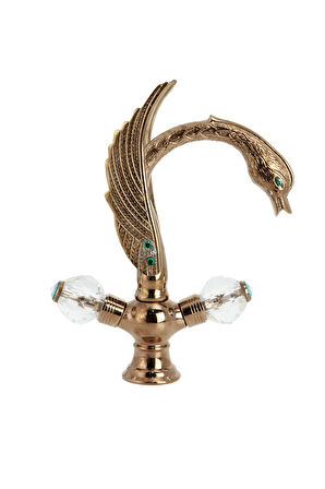 ÖRDEK GÖRÜNÜMLÜ LAVABO BATARYASI - ROSE GOLD