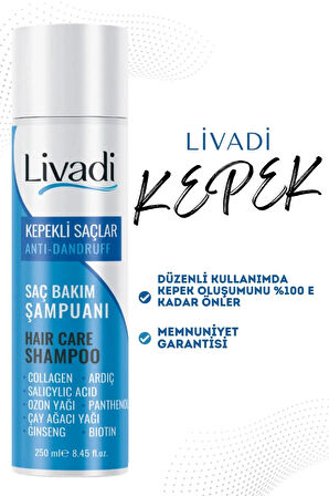 Kepeğe Karşı Etkili Bakım Şampuanı 250 ml