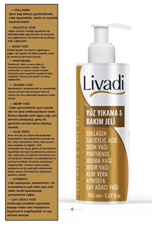 Siyah Nokta,yağlı,akne/sivilce Ve Makyaj Çıkarmada Etkili Yüz Bakım Jeli 150 ml