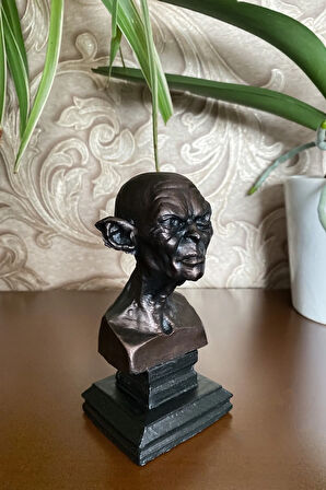 Gollum Büst Yüzüklerin Efendisi Biblo Dekoratif Heykel