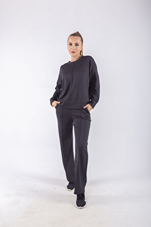 Çımalı Eşofman Takımı Likralı Rahat Kalıp 