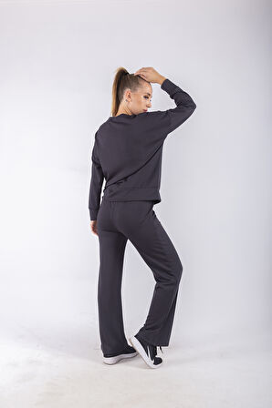 Çımalı Eşofman Takımı Likralı Rahat Kalıp 