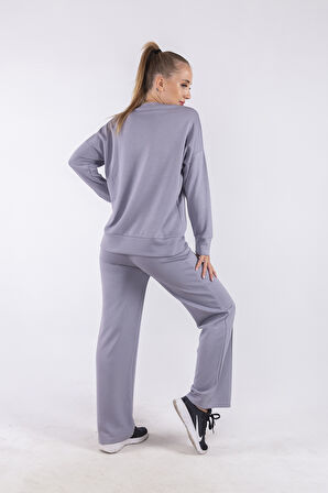 Çımalı Eşofman Takımı Likralı Rahat Kalıp 