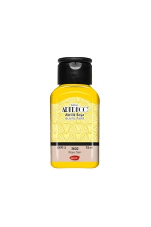 Artdeco Akrilik Boya 75Ml Koyu Sarı 3602