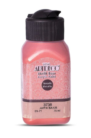 Artdeco Metalik Akrilik Boya 75Ml Antik Bakır 3738