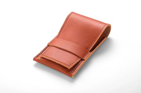 Premium Deri Saat Kılıfı – El Yapımı 2,4 mm Bitkisel Tabaklanmış Lüks Saat Koruyucu Tekli