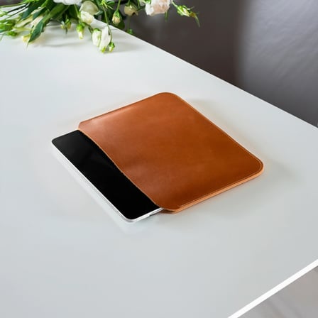 Onyx Boox Go 10.3 Uyumlu Kişiye Özel El Yapımı İnce Deri Kılıf Wide Side Fit