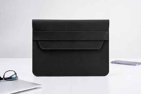 Hakiki Eskitme Deri Zarf Tipi Laptop Kılıfı - 13-17 inç MacBook & Laptop Uyumlu Çanta 13"
