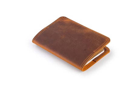 Hakiki Eskitme Deri Moleskine Cahier Defter Kılıfı (19x24 cm) - El Yapımı Ajanda & Defter Kılıfı