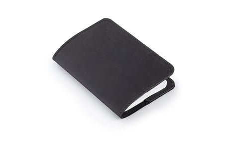 Hakiki Eskitme Deri Moleskine Cahier Defter Kılıfı (19x24 cm) - El Yapımı Ajanda & Defter Kılıfı