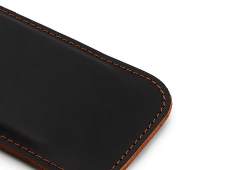 Eskitilmiş Deri iPhone Pro Max Kılıfı, El Yapımı iPhone Kılıfı (Pro Max 14/15/16/17 için), Kişiselleştirilmiş iPhone Kılıfı, Siyah ve Tütün Rengi