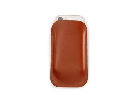 Eskitilmiş Deri iPhone Pro Max Kılıfı, El Yapımı iPhone Kılıfı (Pro Max 14/15/16/17 için), Kişiselleştirilmiş iPhone Kılıfı, Açık Tütün Rengi