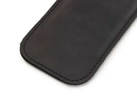 Eskitilmiş Deri iPhone Pro Max Kılıfı, El Yapımı iPhone Kılıfı (Pro Max 14/15/16/17 için), Kişiselleştirilmiş iPhone Kılıfı, Mat Siyah
