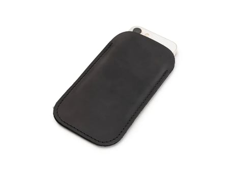 Eskitilmiş Deri iPhone Pro Max Kılıfı, El Yapımı iPhone Kılıfı (Pro Max 14/15/16/17 için), Kişiselleştirilmiş iPhone Kılıfı, Mat Siyah