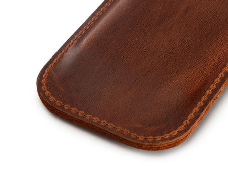 Birinci sınıf deri iPhone Pro Max kılıfı, el yapımı 2,2 mm lüks iPhone kılıfı (Pro Max 14/15/16/17 modelleri için), kişiselleştirilmiş iPhone kılıfı, Dublin Kırmızısı.