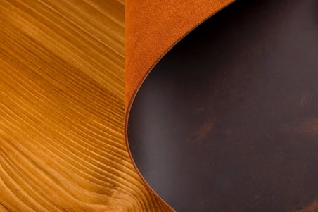 El Yapımı 1,5 mm Eskitme Görünümlü Masa Altlığı 38x85