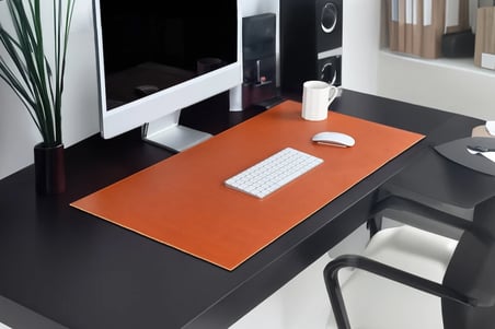 El Yapımı Lüks 2,4 Mm Bitkisel Tabaklanmış Masa Altlığı 25X30 Cm